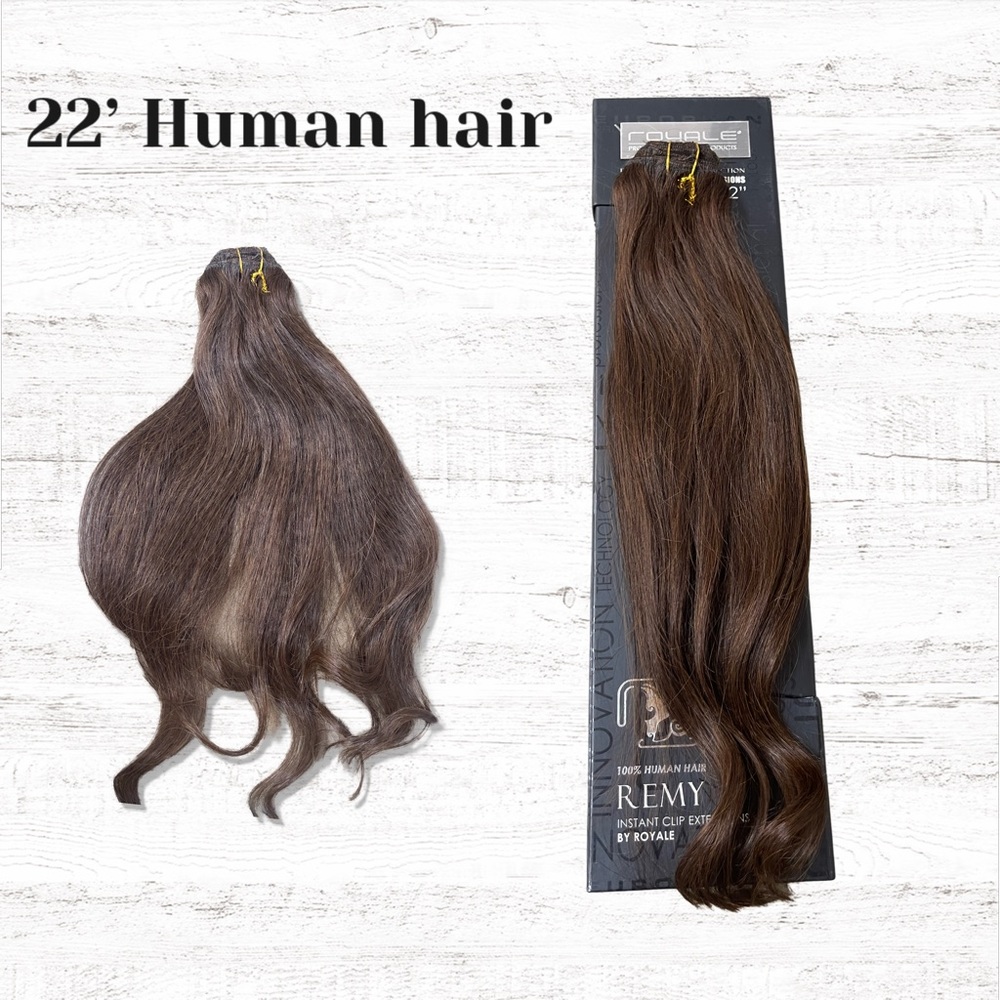 NEW‼️ Remy Human Hair clip on extensions 22” 105-110 grams